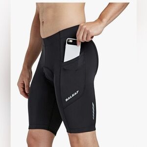 Baleaf Men's Padded Bike Shorts Pockets UPF 50+ MTB Accessories Size 3X 44-46